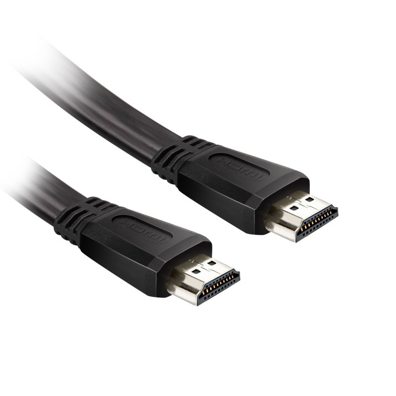 Flat HDMI Type A v 2.0 cable for 3D and 4K Ultra HD