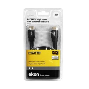 Flat HDMI cable, 2.0, 4k