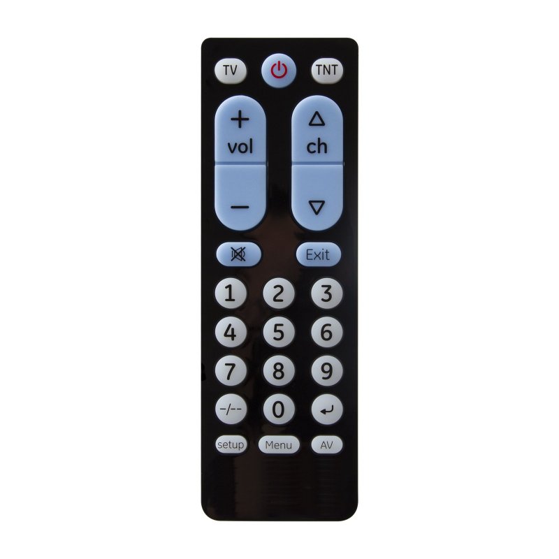 Universal 2-in-1 multi-brand remote control