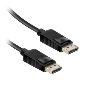 Cable with 2 male DisplayPort connectors