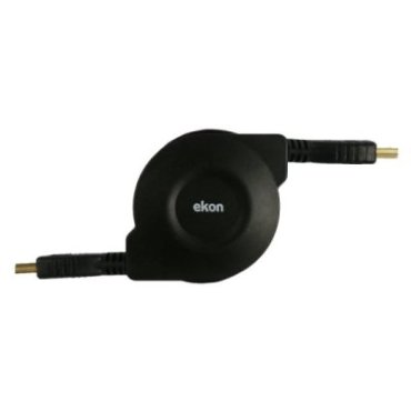 Câble HDMI v.2.0 rétractable plaqué or