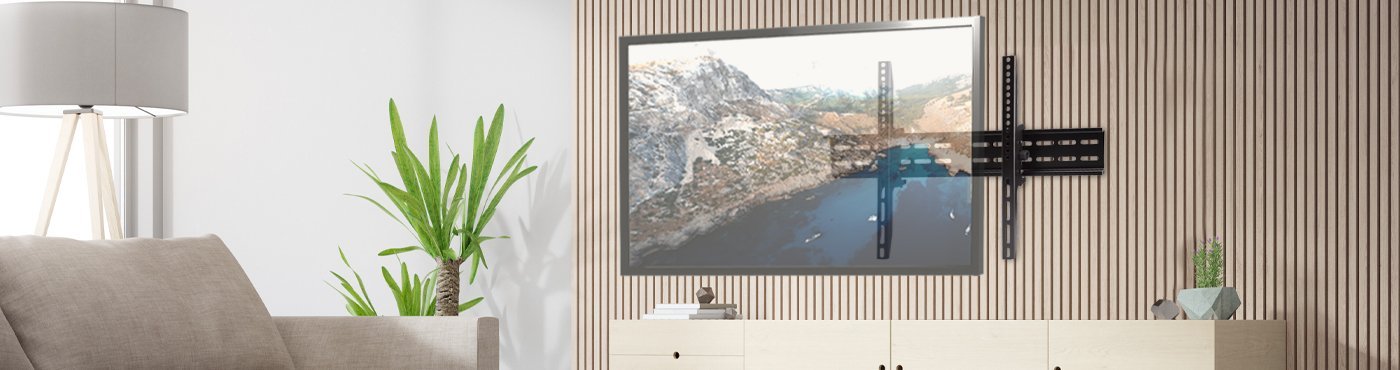 Soportes de pared para TV giratorios, fijos, reclinables | Ekon