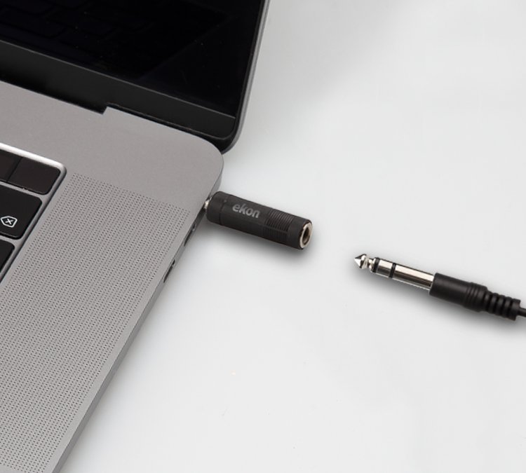 Klinken- und USB-Adapter für Laptops, Musikinstrumente | Ekon