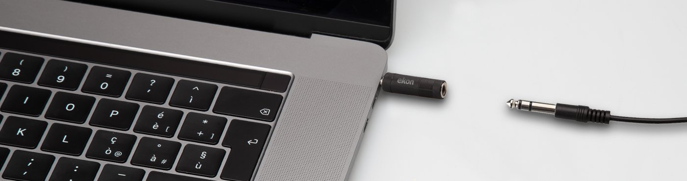 Klinken- und USB-Adapter für Laptops, Musikinstrumente | Ekon