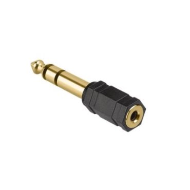 Stereo Jack 3.5mm female - 6.3mm male adapter