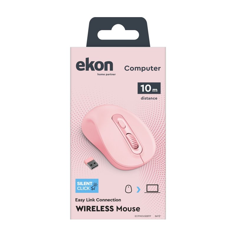 Universal wireless mouse with 4 buttons