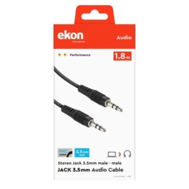 Audio cable with a 3.5mm male - male jack