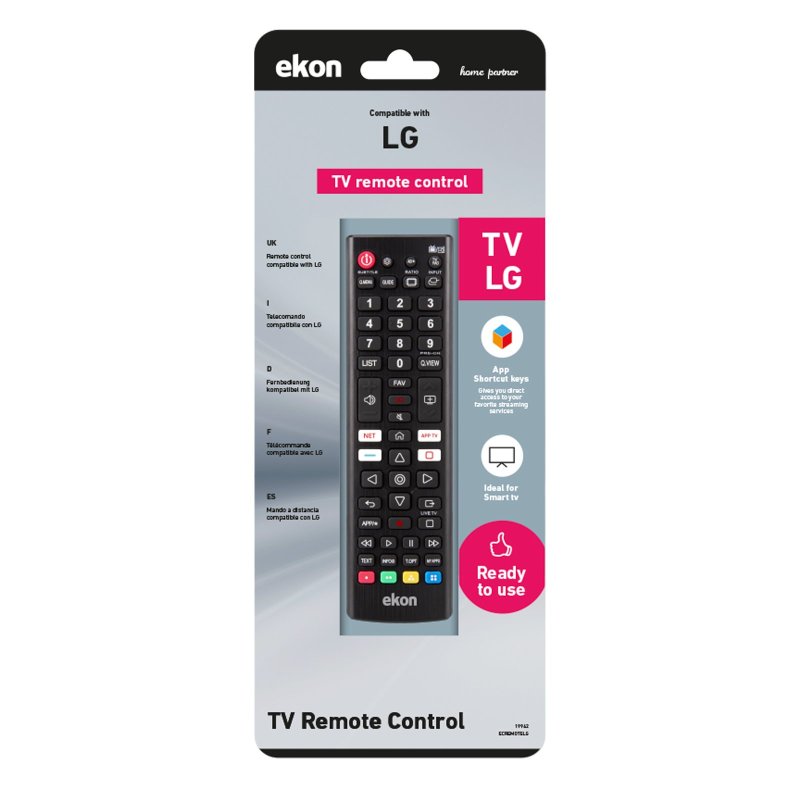 Remote control for LG TV