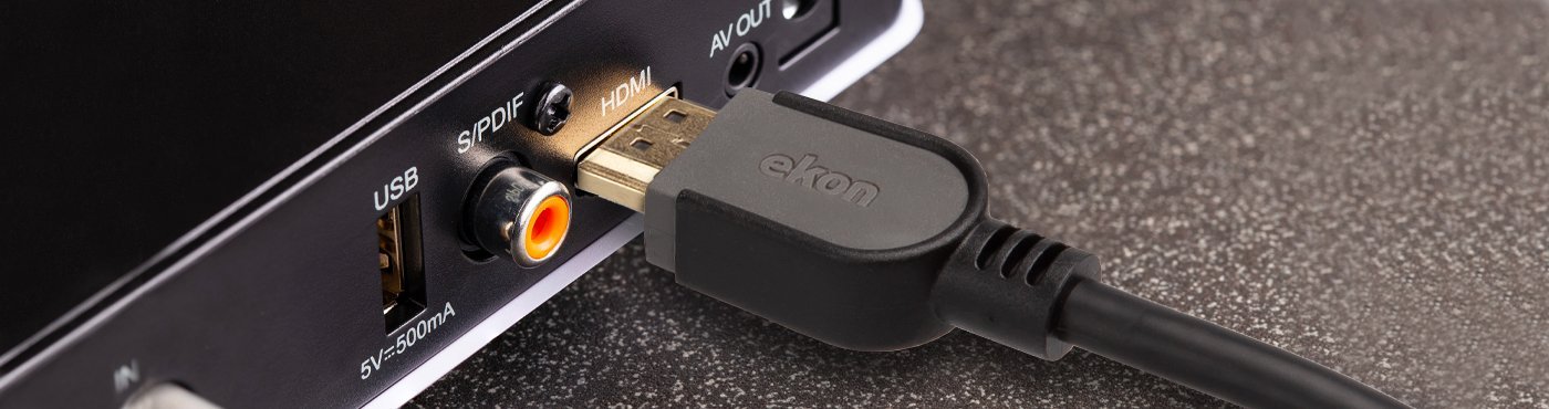 The best HDMI cables for TV, pc, notebook, projectors | Ekon