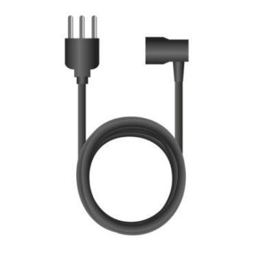 Power cable with 90° IEC connector, 5 m
