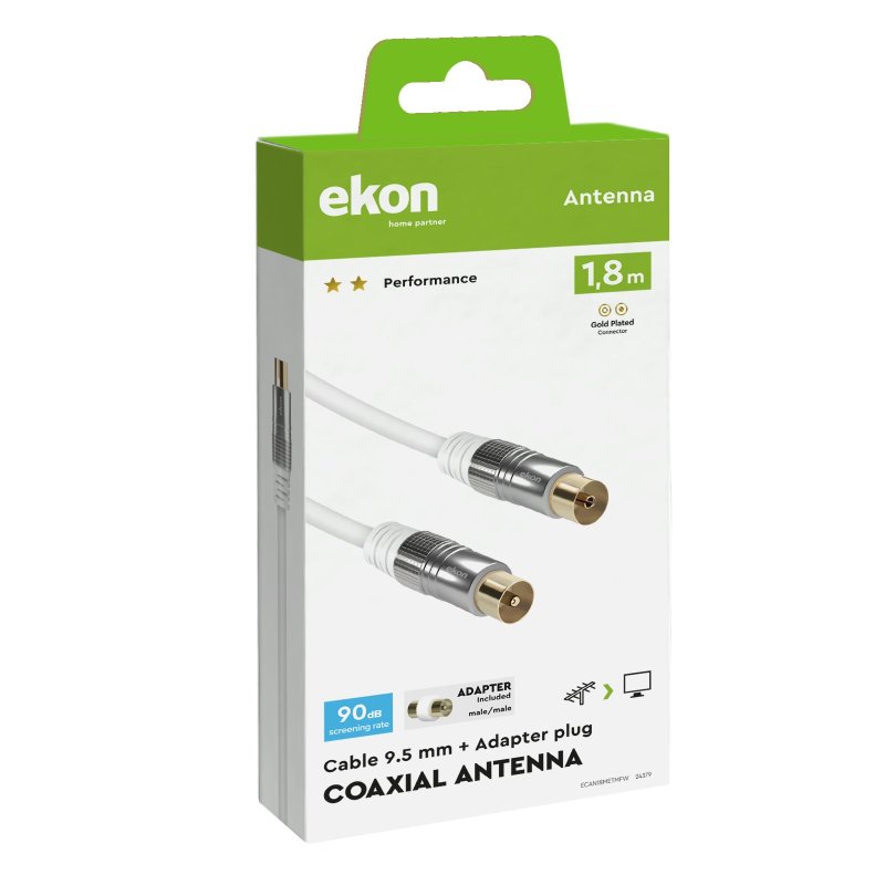 Satellite aerial cable with ferrite core, 90dB