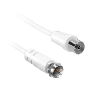Cable coaxial de satélite tipo F hembra