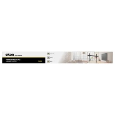 Fixed wall-mounted TV support 32-75 inches, 50kg