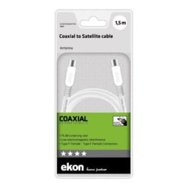 F-Type female coaxial satellite cable
