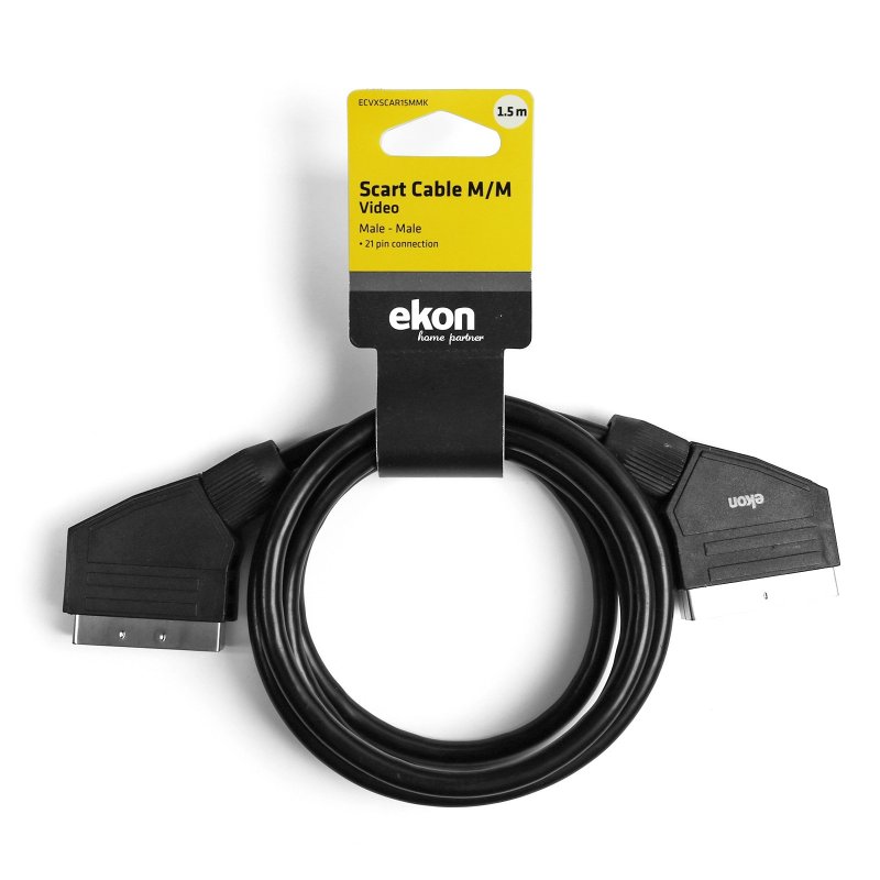 Scart cable clamp