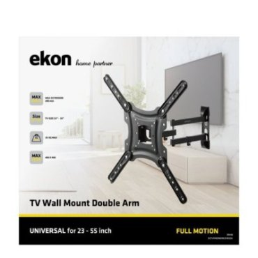 Full Motion double-arm Wall Mount for up to 55\" TV