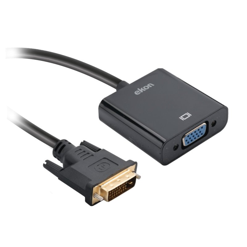 DVI-D male to VGA female adapter