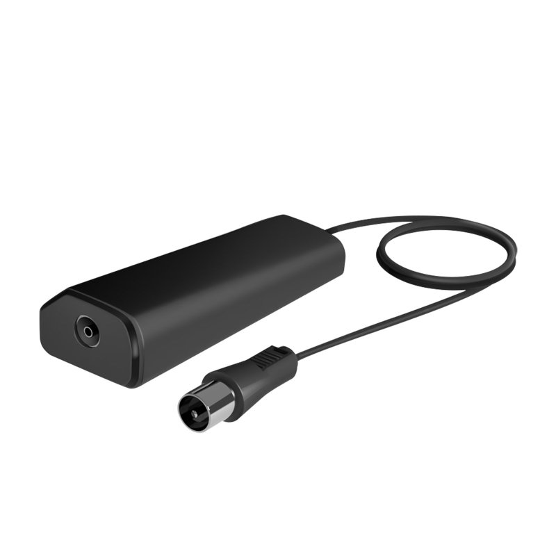 Indoor TV antenna with 2-band reception